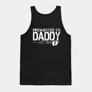 Promoted To Daddy Est 2024 Tank Top